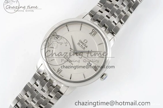 0319 De Ville SS TWF 1:1 Best Edition Silver Dial on SS Bracelet MIYOTA Practical 7836